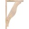 Ekena Millwork Funston Block Smooth Bracket w/ Offset Brace, Douglas Fir, 3 1/2"W x 20"D x 32"H BKT0402X20X32FST05SDF - alternate 4